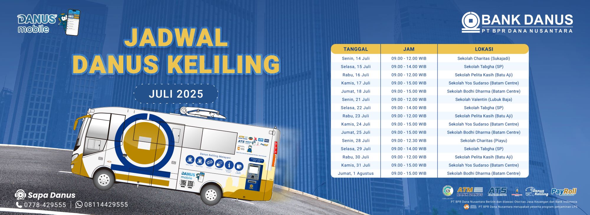 Mobil Kas Keliling Juli